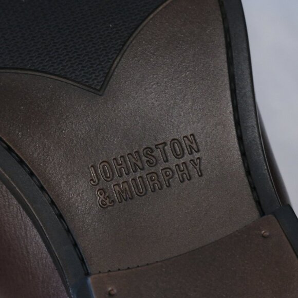 Johnston & Murphy Double Monk Mens Shoes (Size 9) Mahogany Full Grain Leather - Picture 4 of 4
